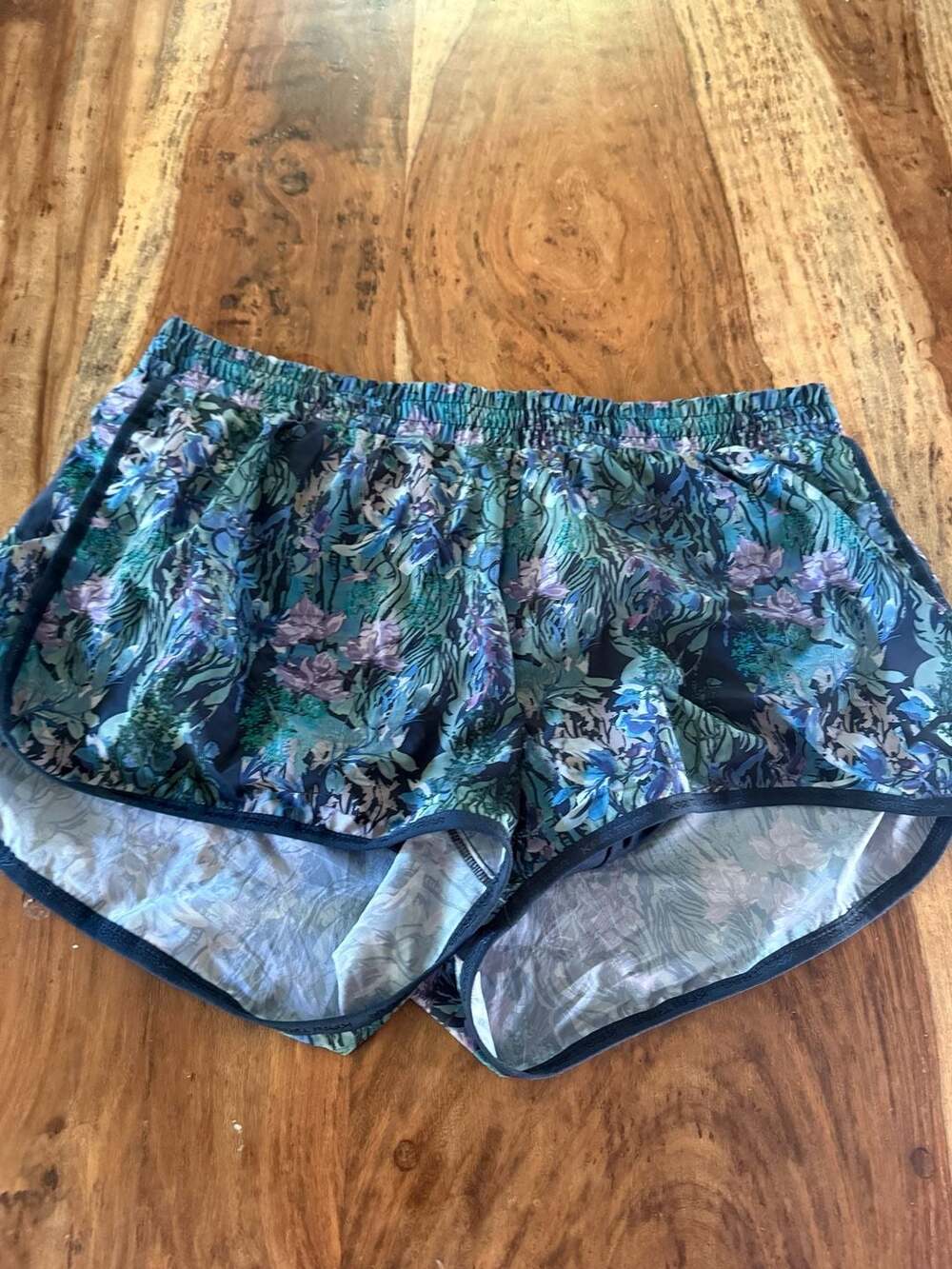 Kari Traa Women's Floral Athletic Running Shorts Size XL